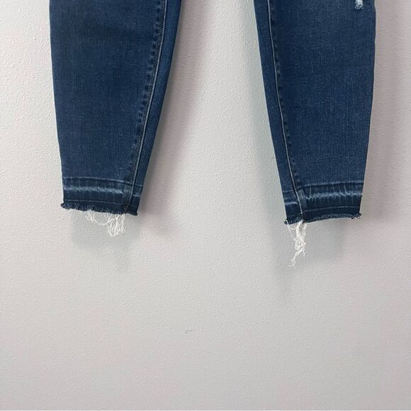 Spanx Distressed High Rise Ankle Skinny Jeans Size S - Picture 3 of 10